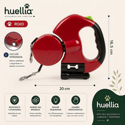 Huellia® Correa Doble para 2 Perros